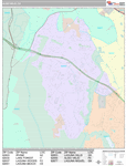 Aliso Viejo Wall Map Premium Style